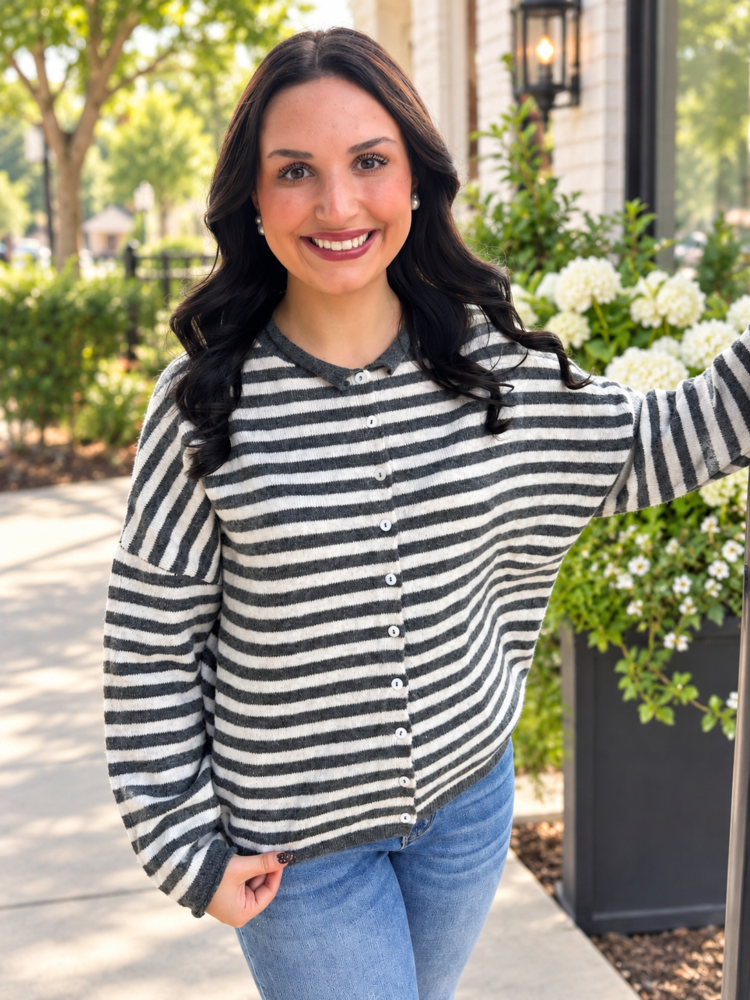 Effortless Stripe Sweater 2 Colors