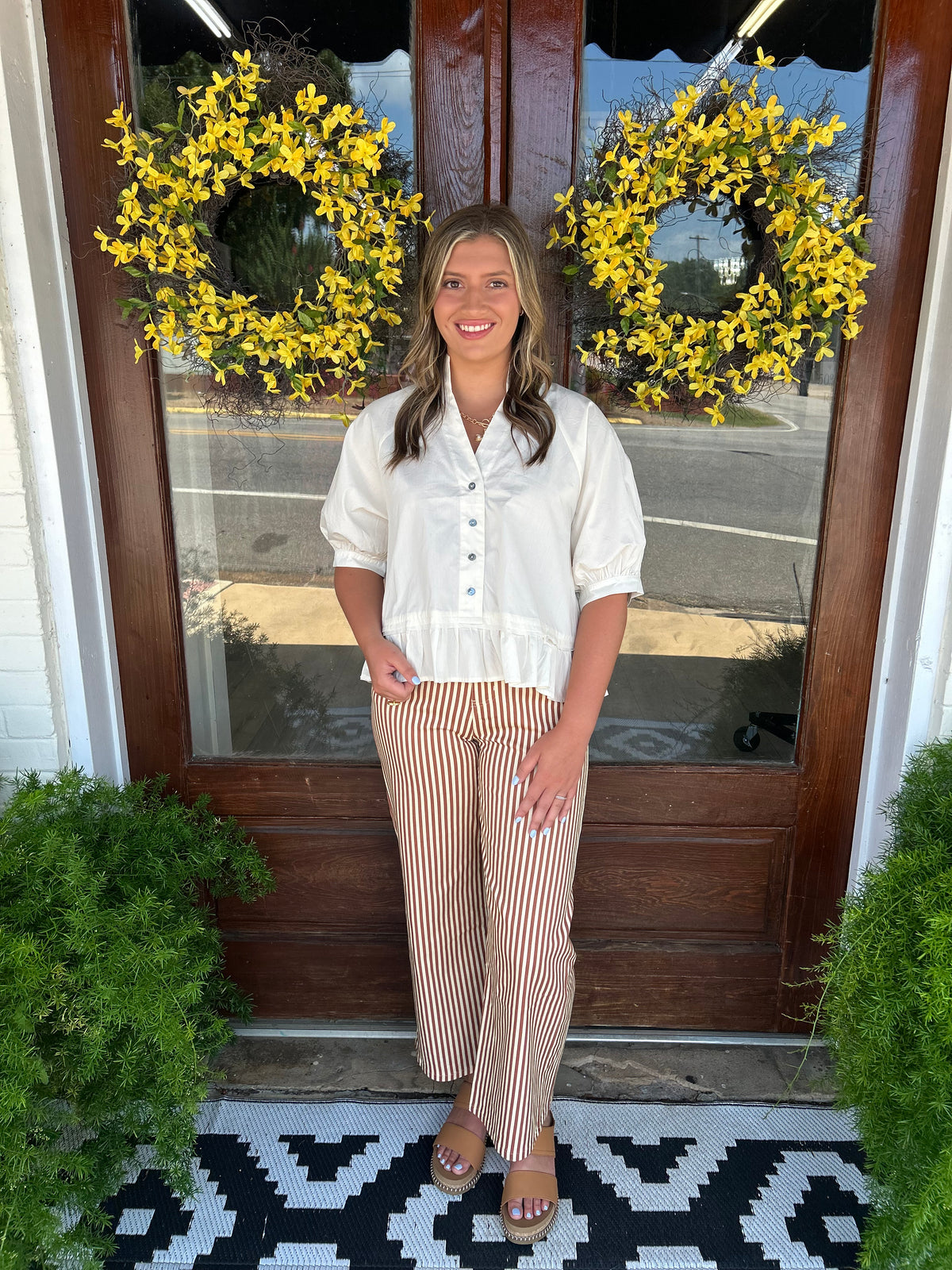 The Lady Stripe Pant