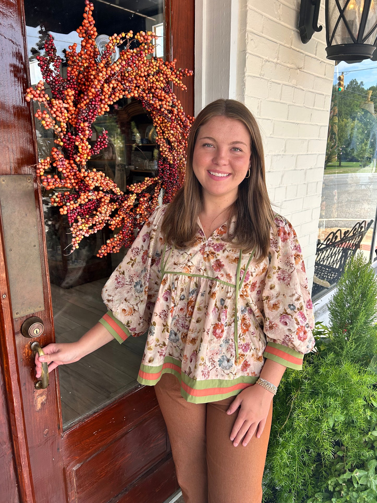 Floral Flow Top- 2 Colors