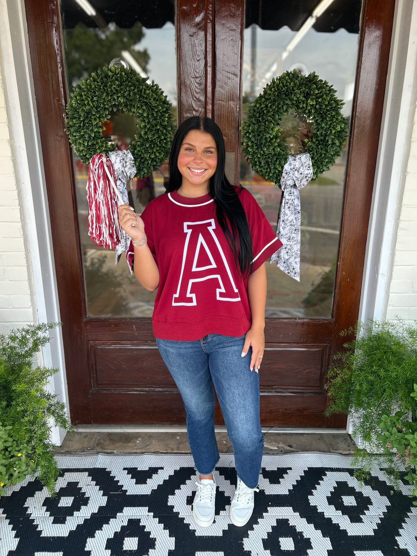 Crimson Game Day Top 2 Colors