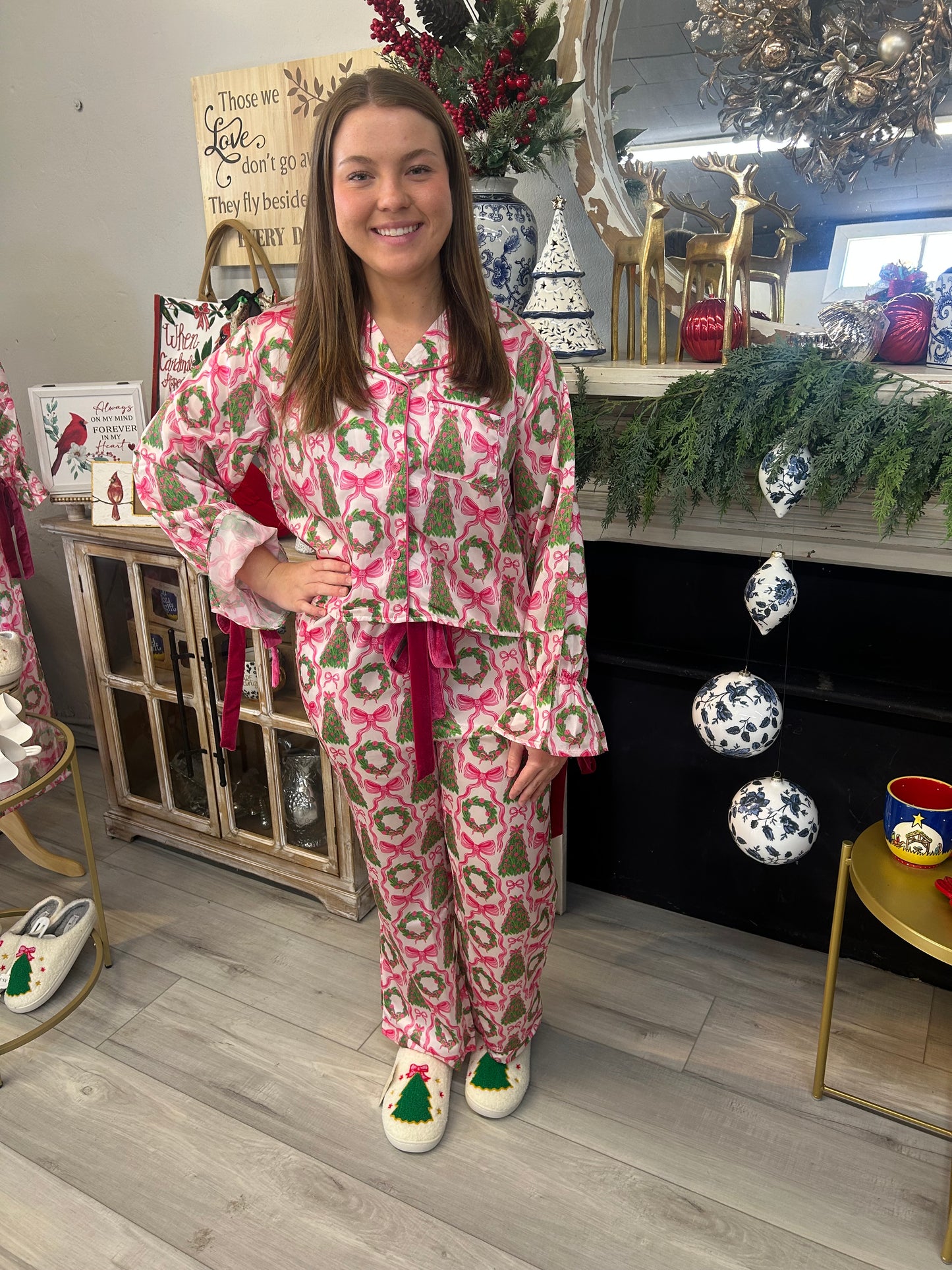 Simply Southern Satin Holiday PJs