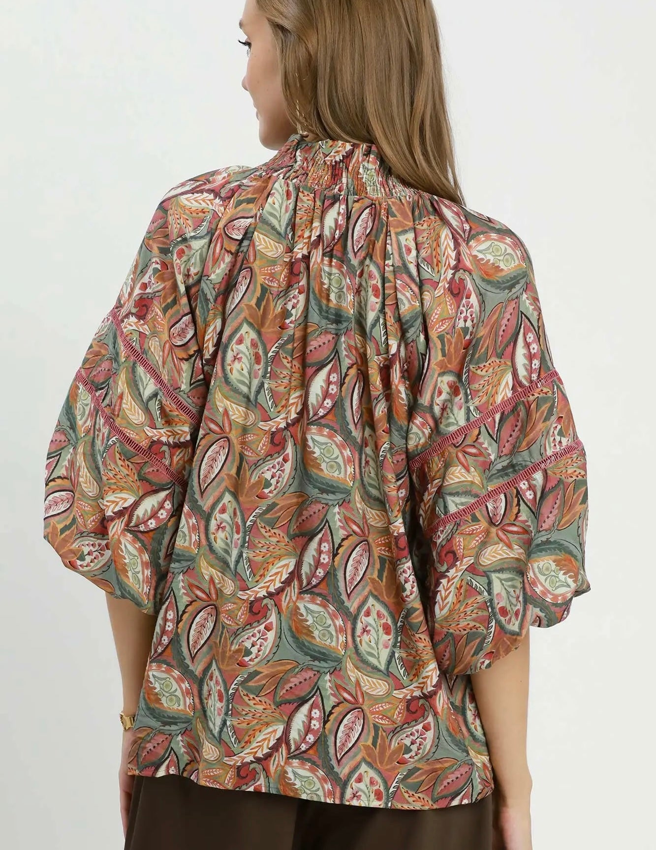 Red Clay Botanical Top