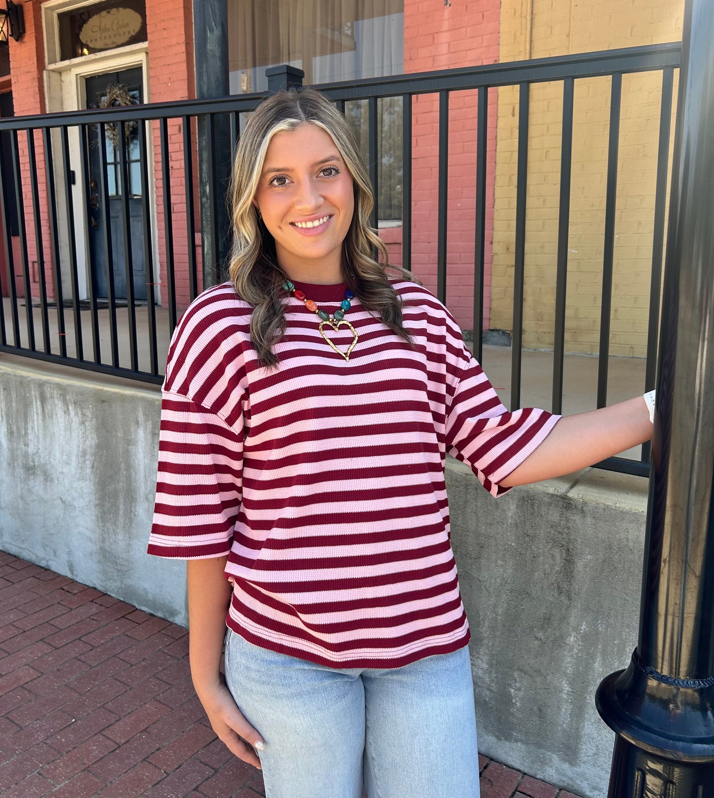 Super Star Stripe Top 2 Colors