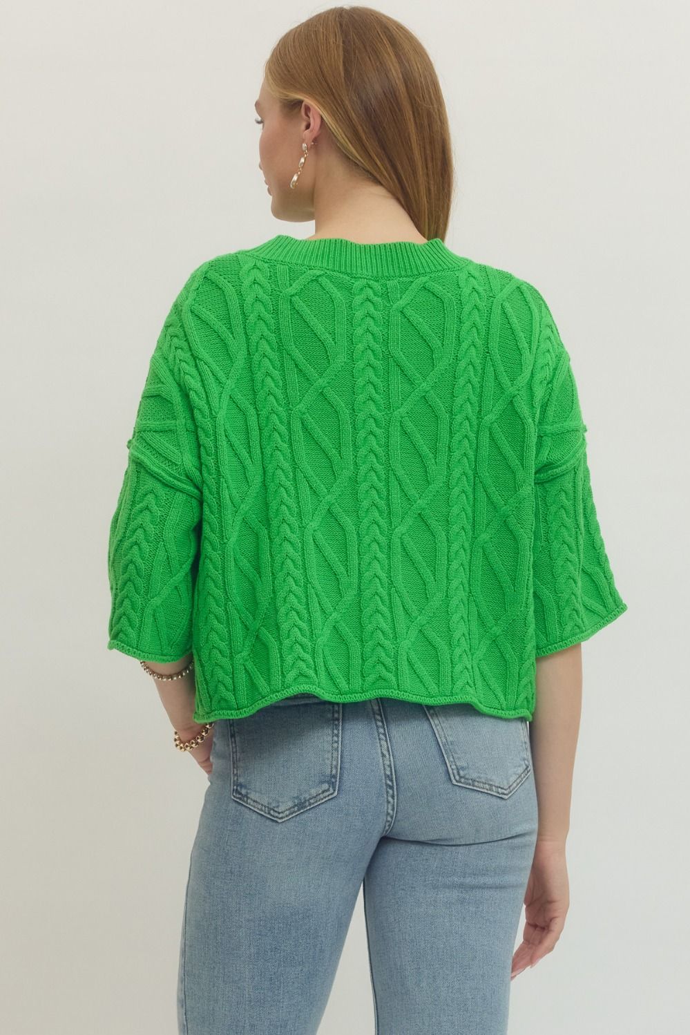 French Cable Summer Top