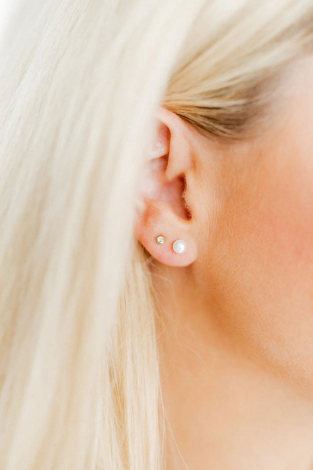 Screw Back Earrings-Payton Pearl 3mm