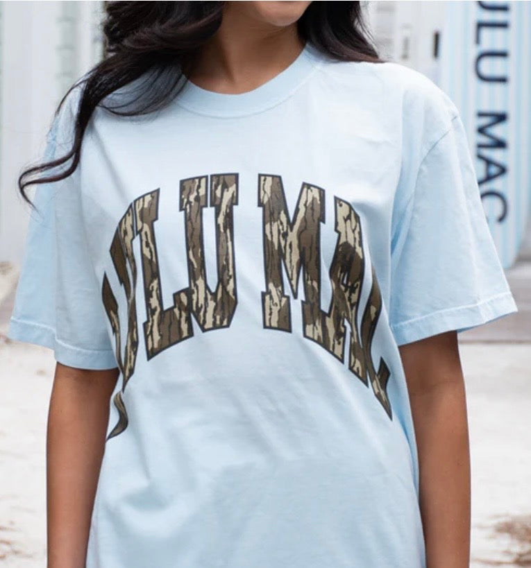 Lulu Mac Mossy Oak Bottomland Comfort Color Tee 2 Colors