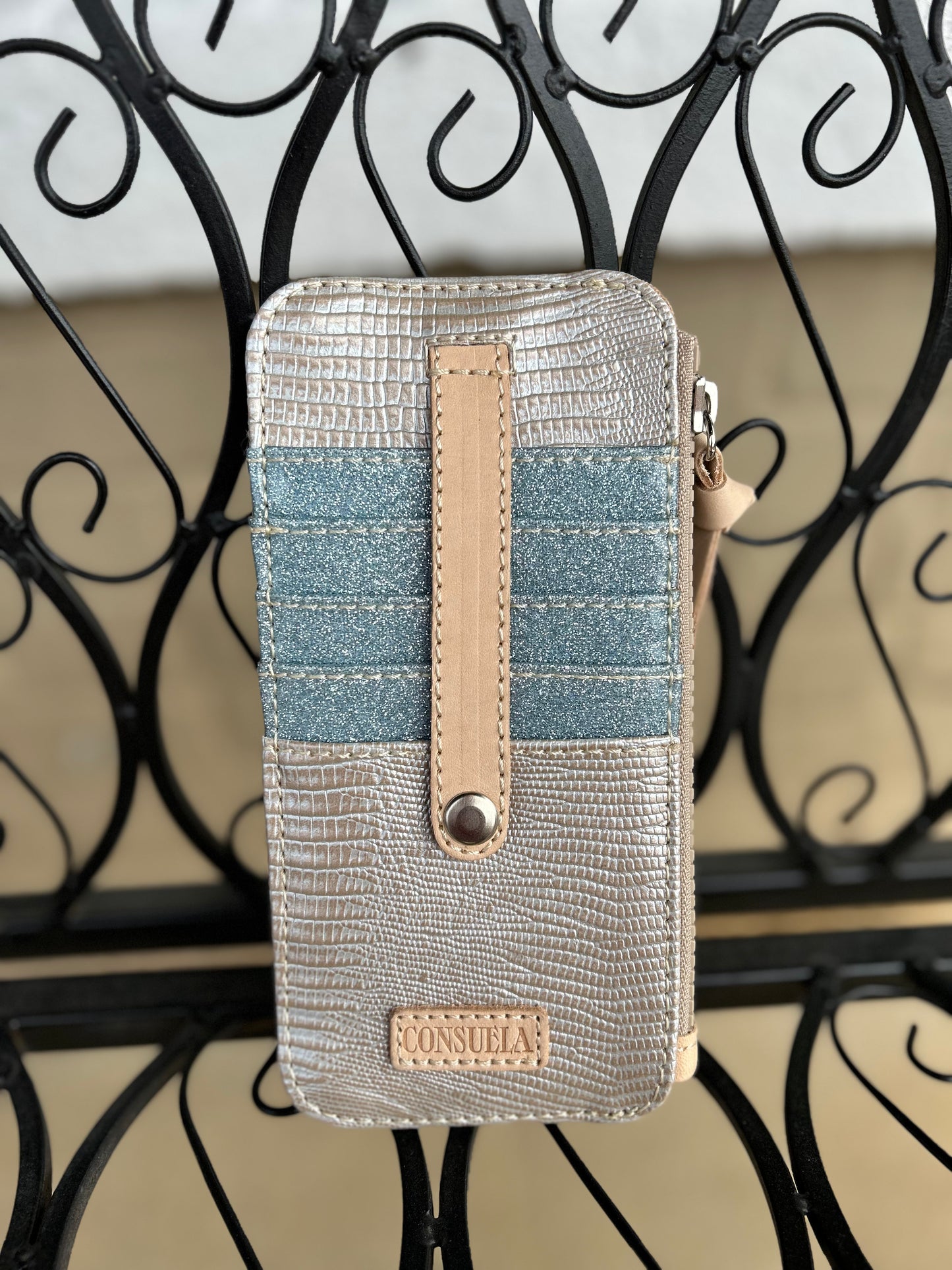 Consuela Card Organizer, Celeste