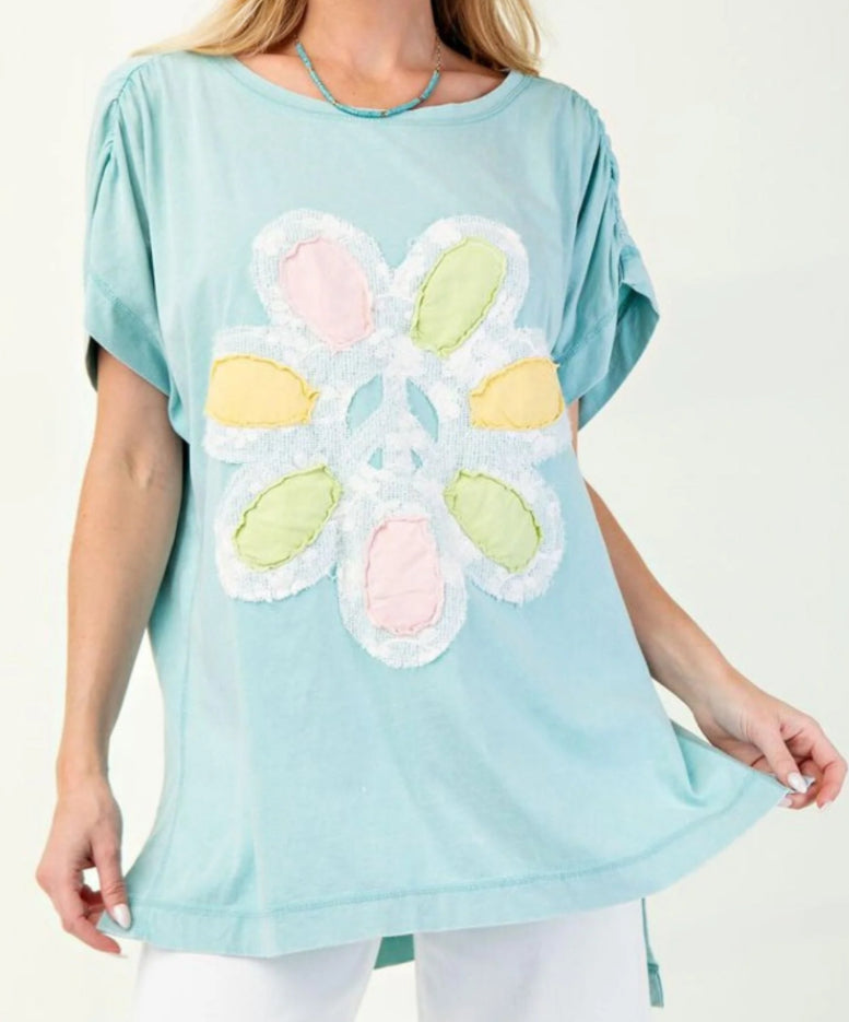 Flower Patch Work Top