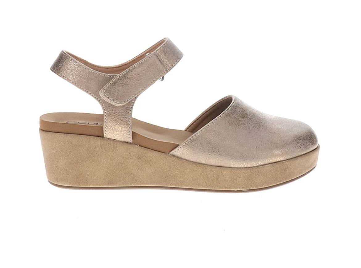 Rose Gold Metallic All In Wedge