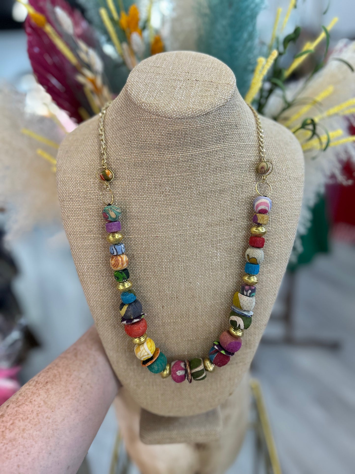 Aasha Long Chunky Necklace