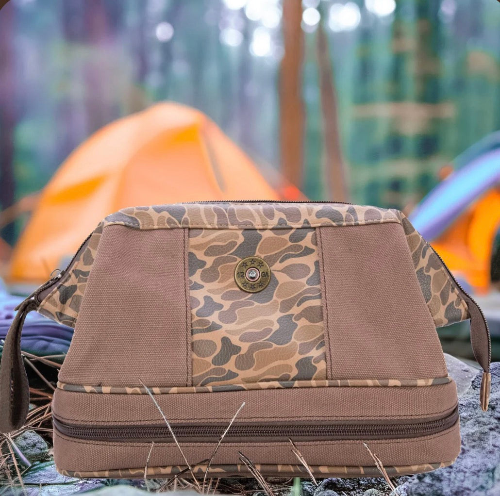 Men’s Camo Toiletry Bag