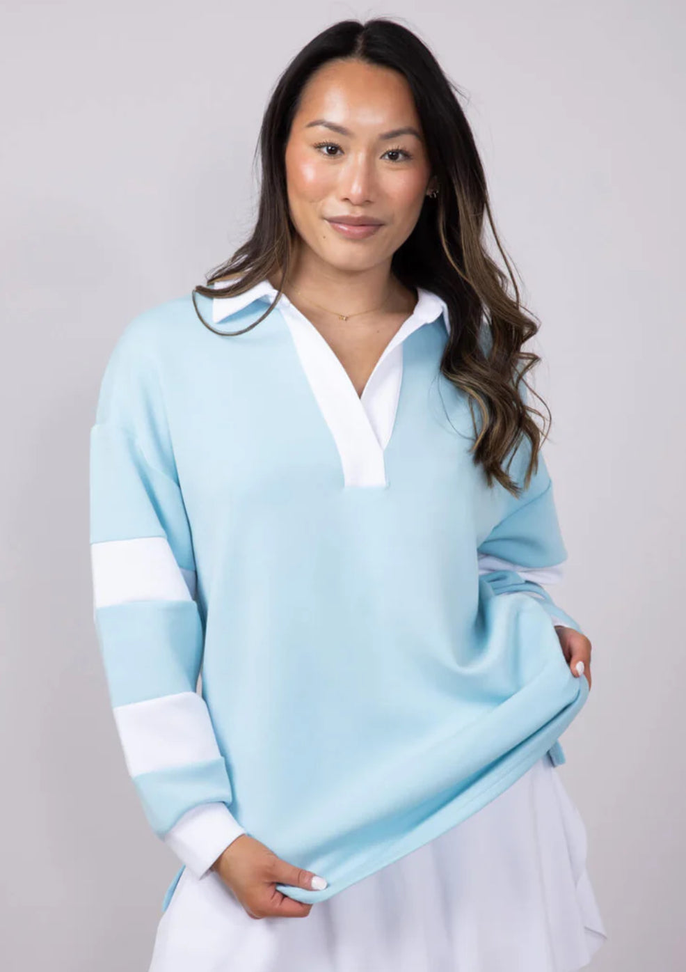 Icy Blue Pullover