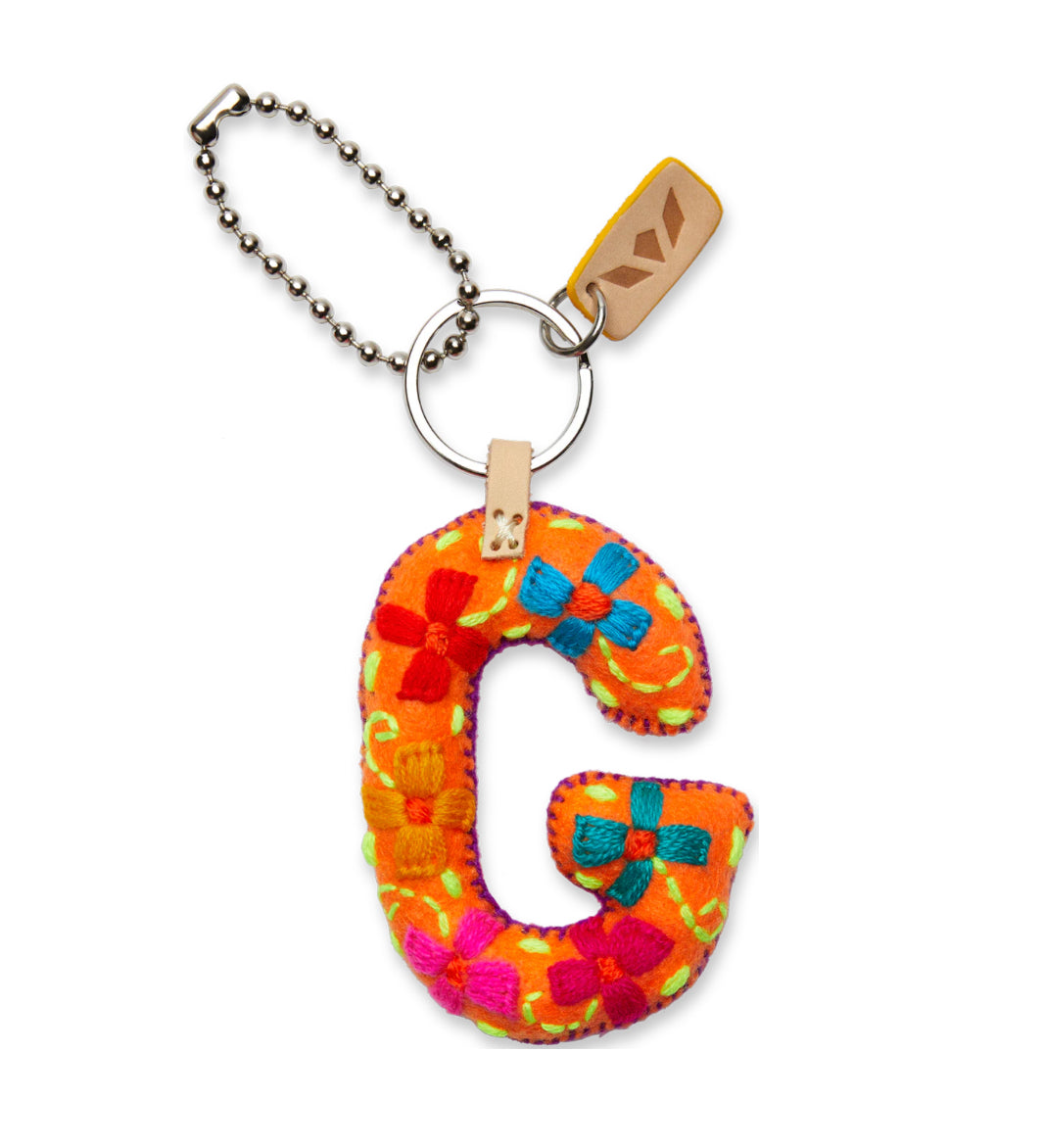 Consuela Felt Initial Charms