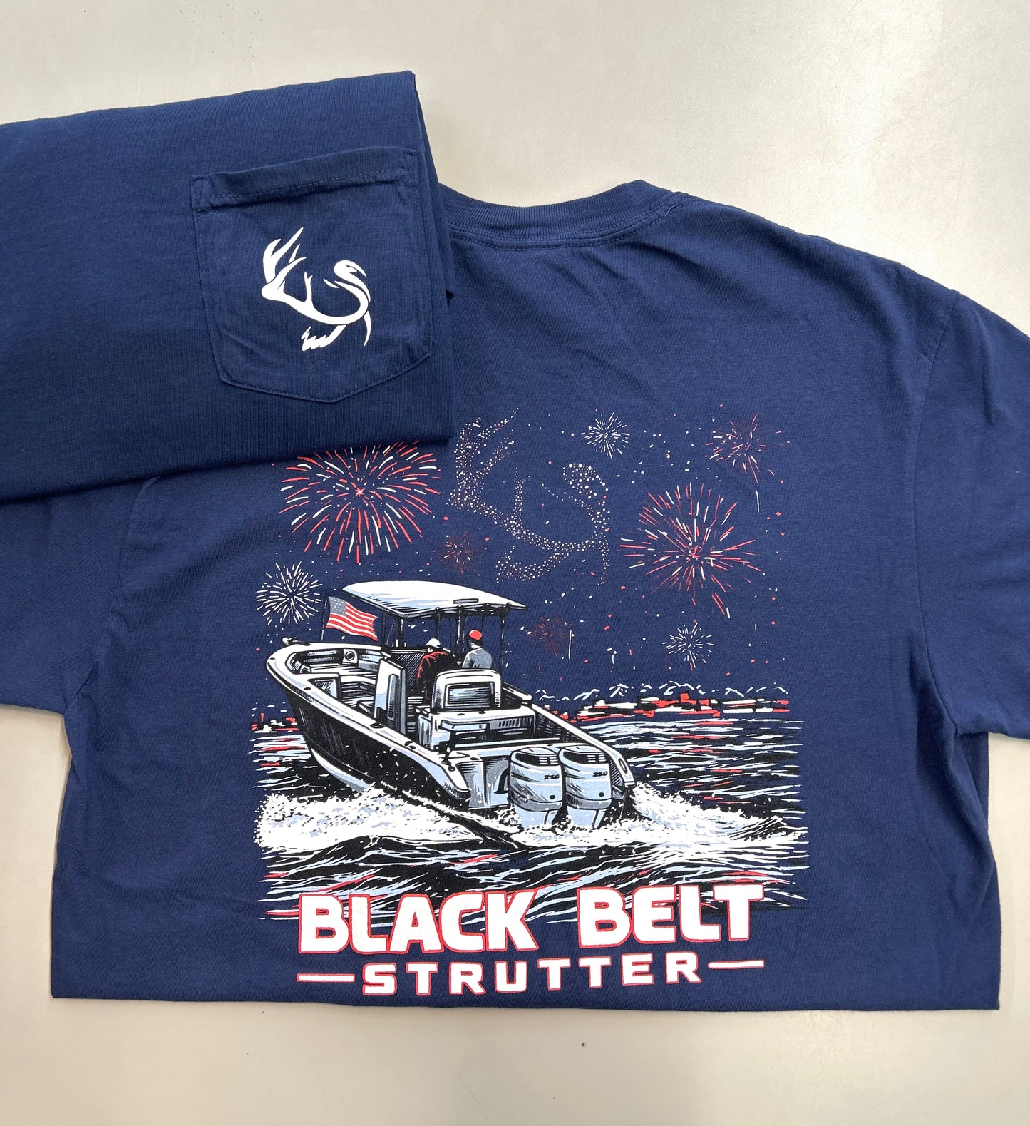 Black Belt Strutter America Tee