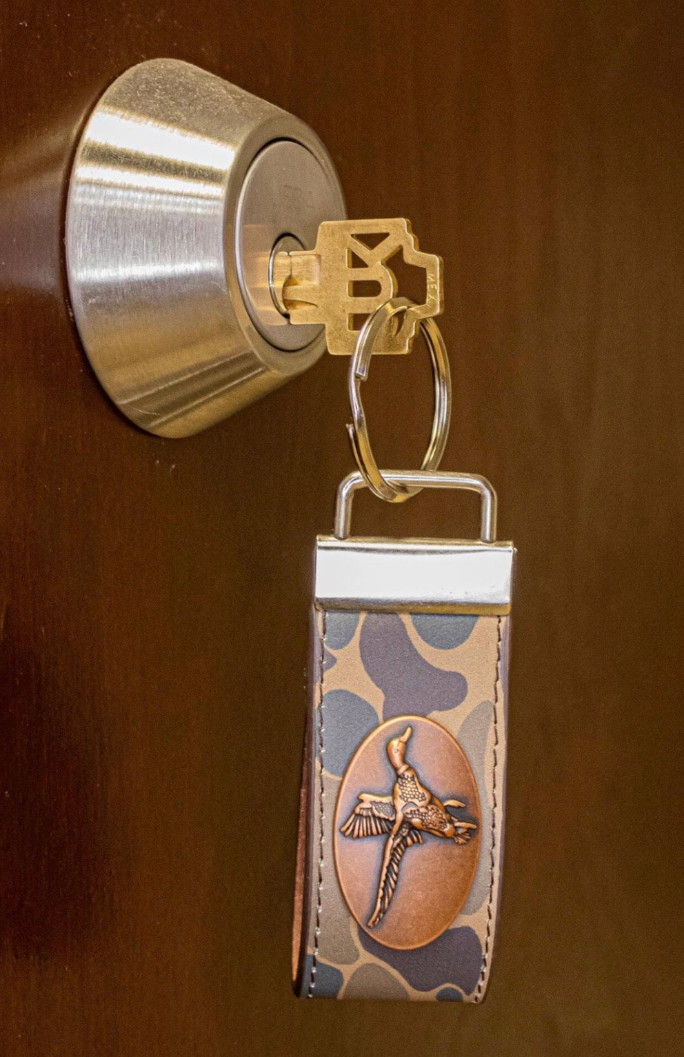 Mallard Camo Keychain