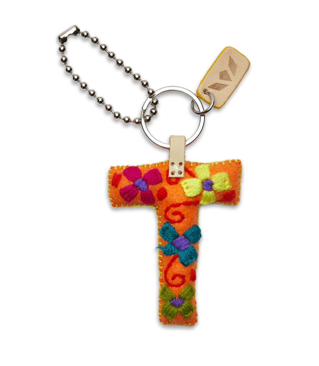 Consuela Felt Initial Charms