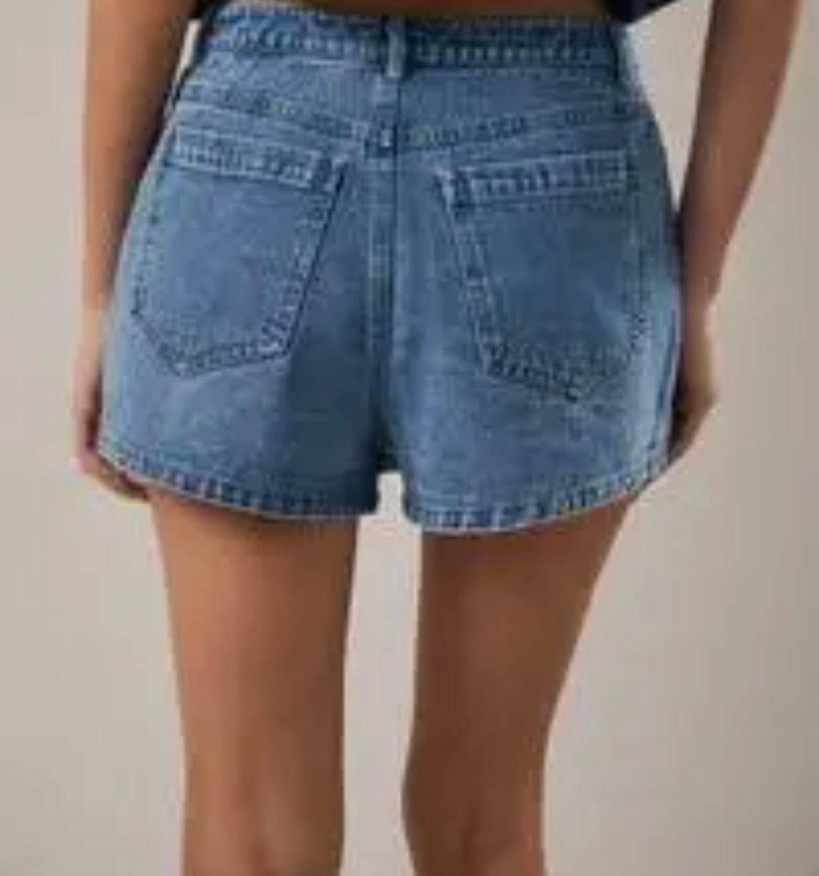 Denim Wrap Skort