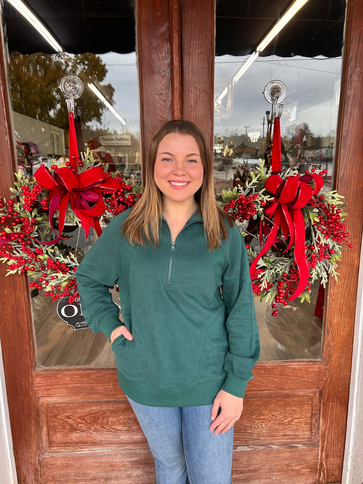 Simply Comfy 3/4 Zip Sweatshirt 3 Colors