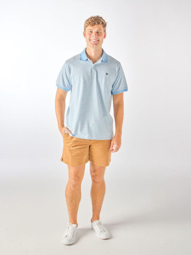 Men’s Striped Polo