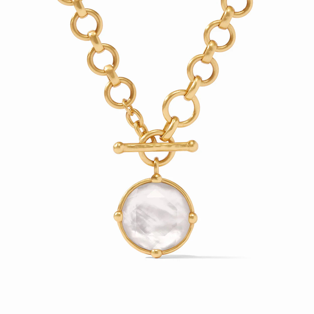 Honeybee Demi Necklace- Iridescent Clear Crystal
