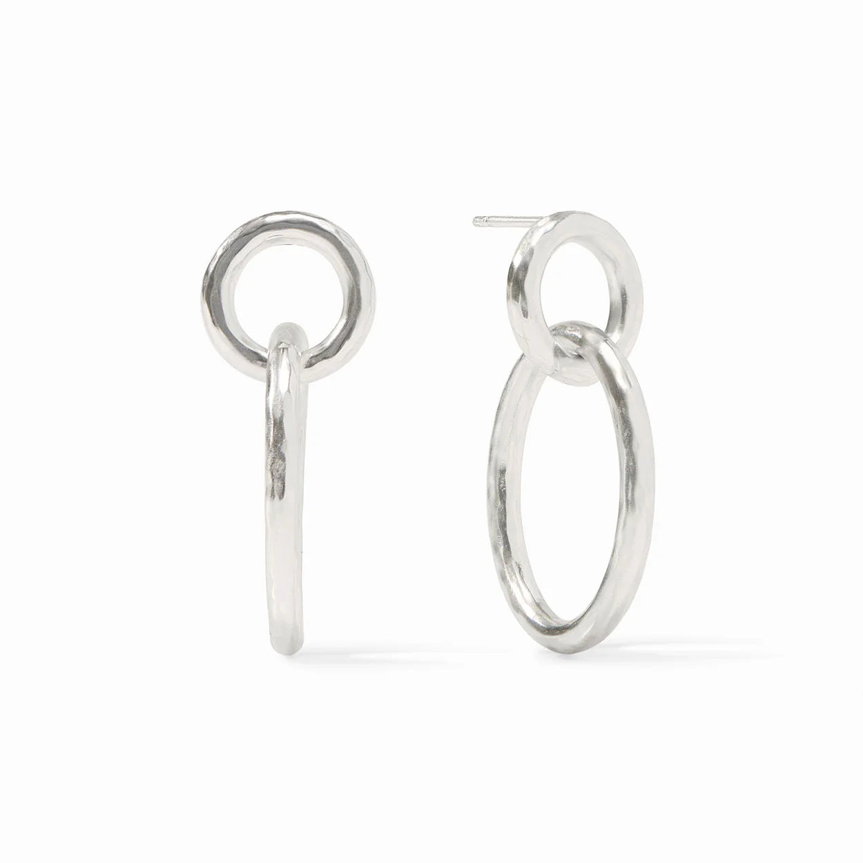 Silver Catalina Link Earrings