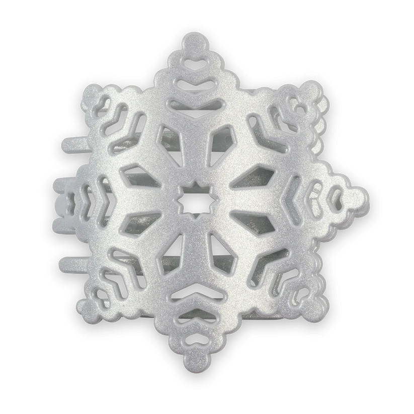 Snowflake Flat Clip Teleties