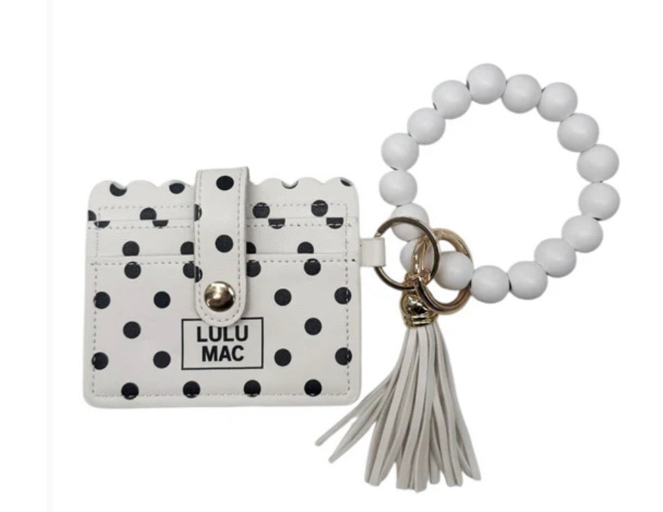 Lulu Mac Polka  Dot Wristlets