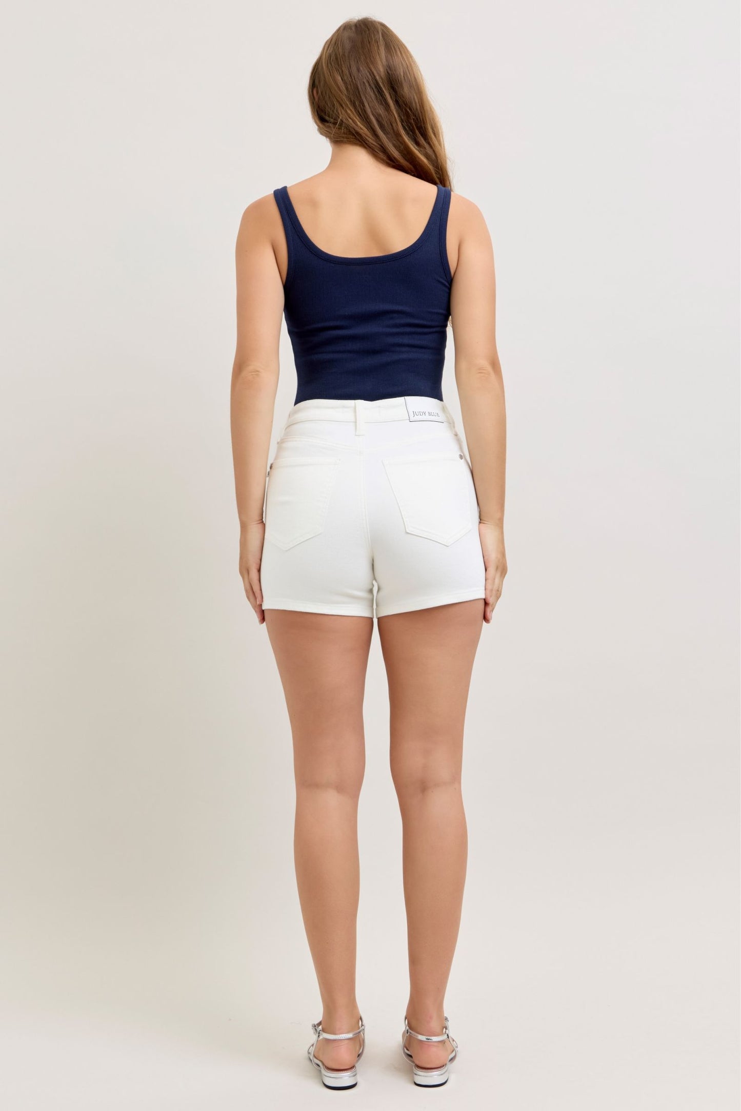 Judy Blue White Shorts