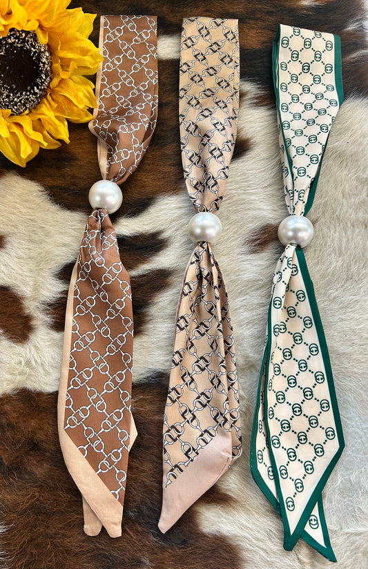 Pearl Scarf Necklace 5 Colors