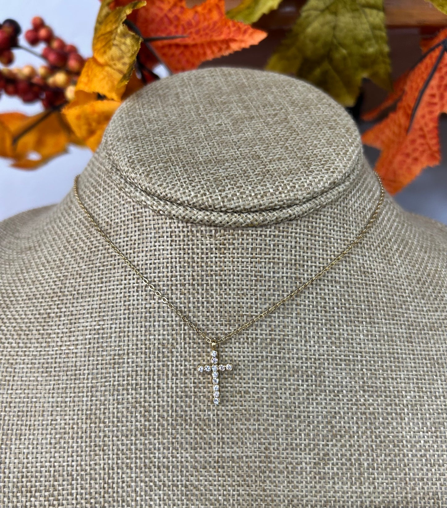 Water Resistant Cross Necklace 2 Variations