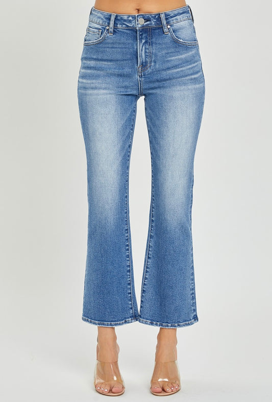 Mid Rise Cropped Flares
