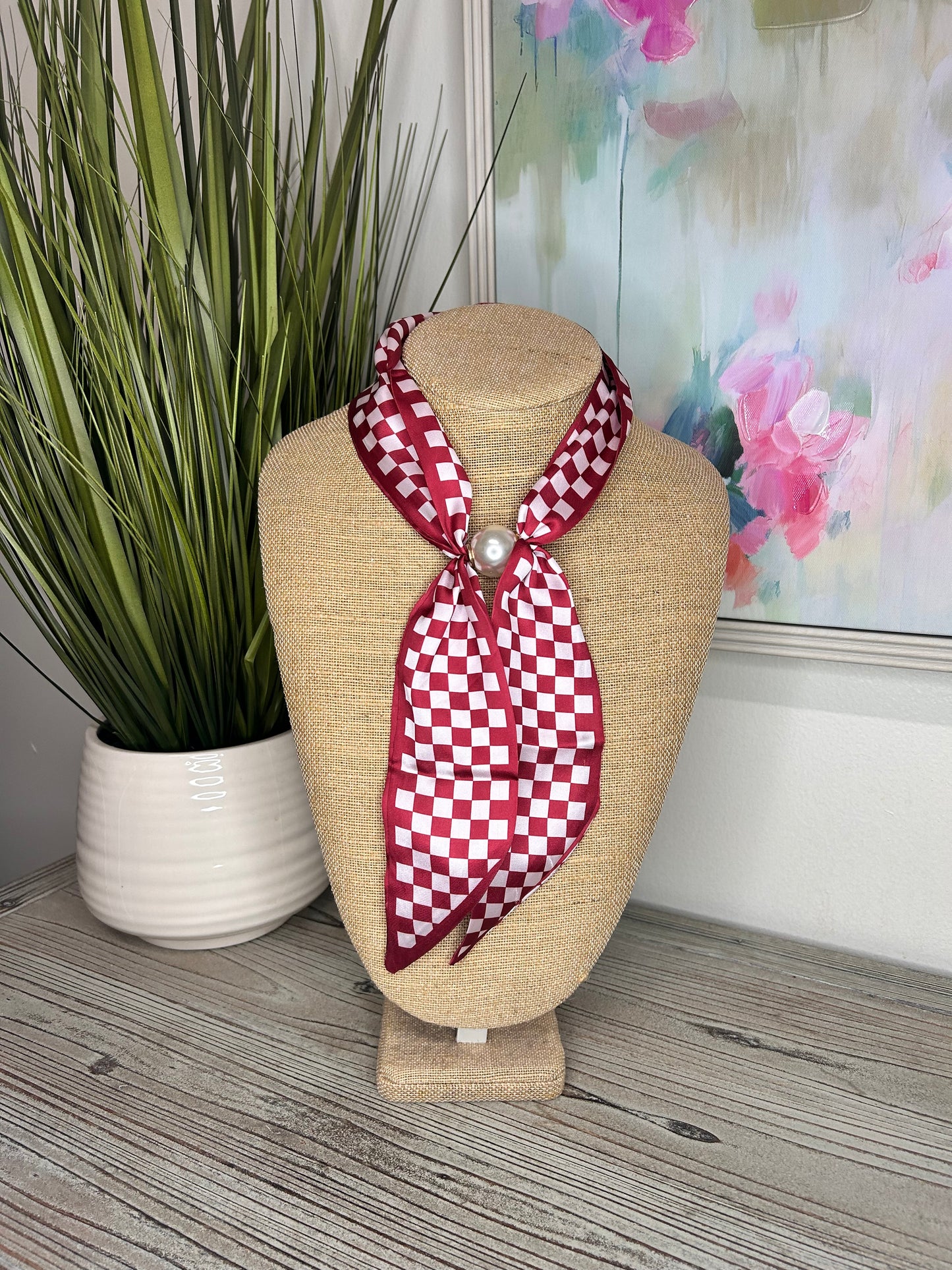 Game day Magnetic Scarf Necklaces- 2 Styles