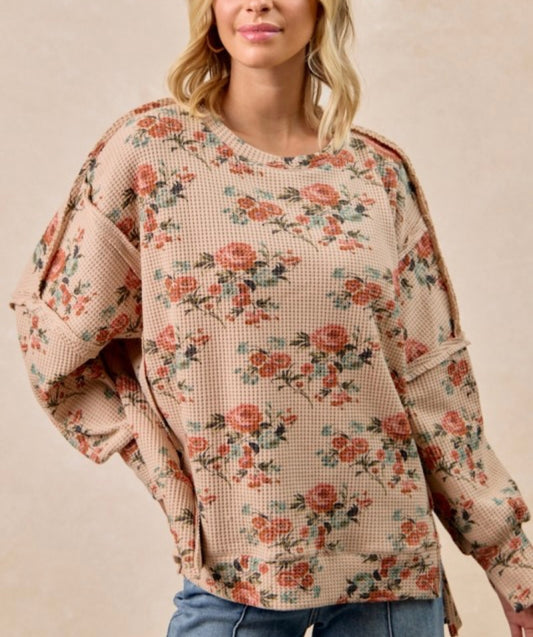 Thermal Floral top