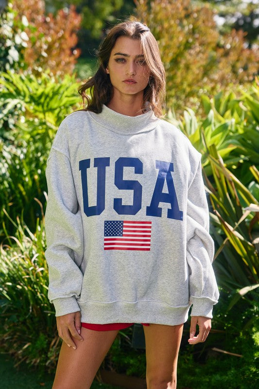 Reversible USA/America Sweatshirt