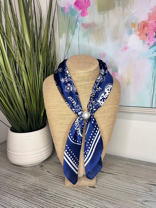 Bandanna Style Magnetic Scarf Necklaces