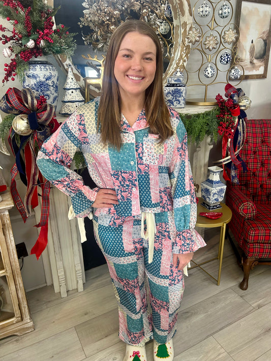 Simply Southern Patchwork Pajamas