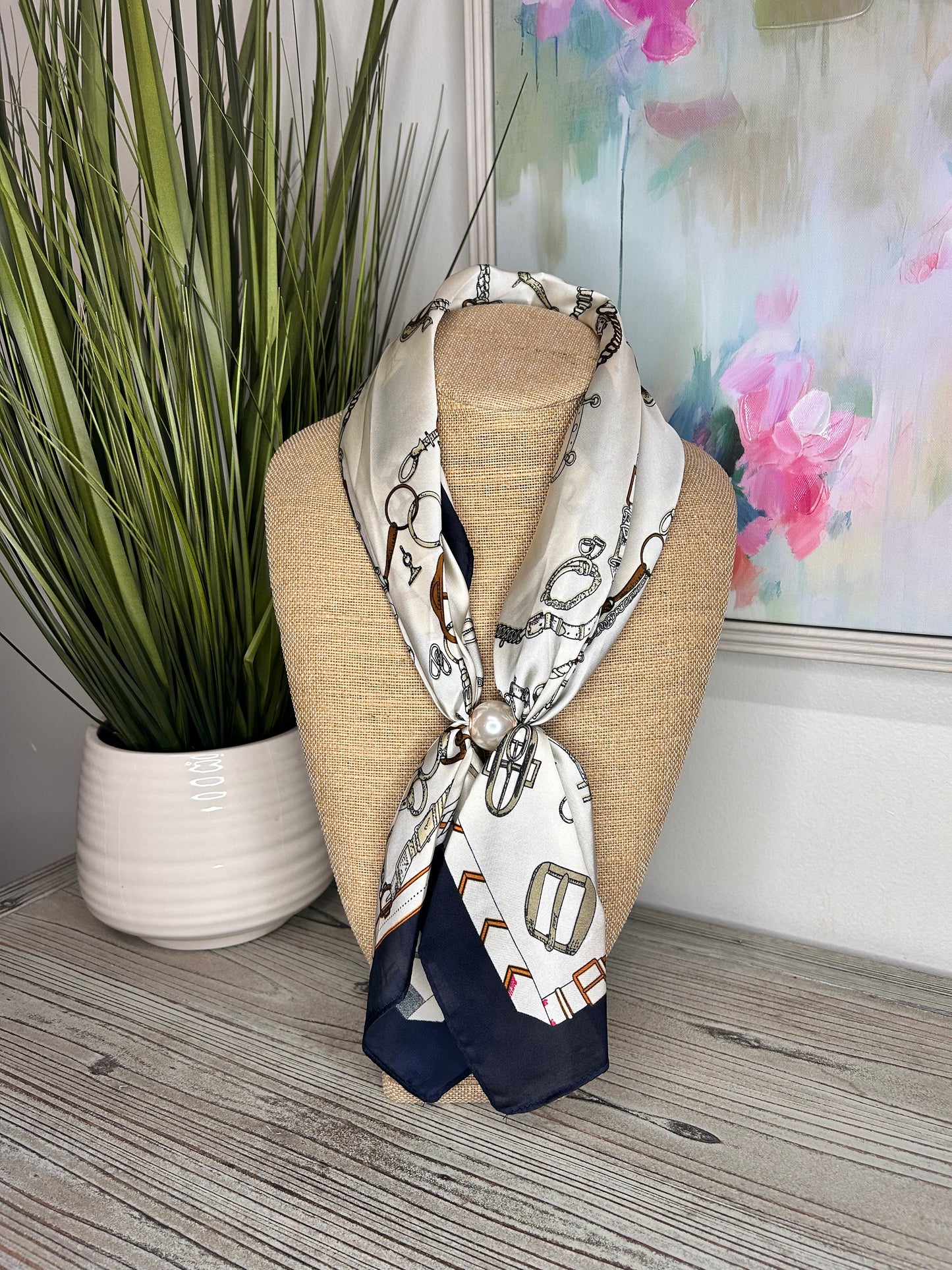 Magnetic Scarf Necklaces- 22 Printed Patterns