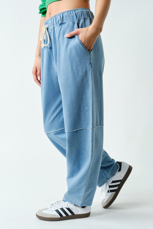 Mineral Washed  Pants