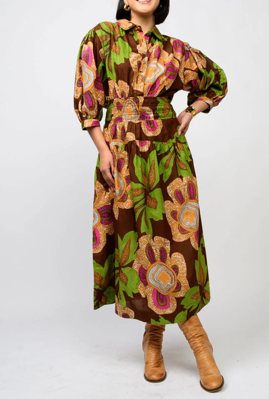 Uncle Frank Big Blooms Dress