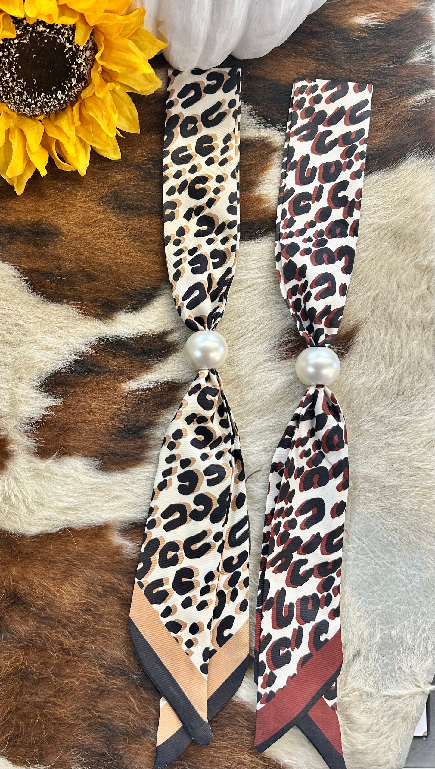 Pearl Scarf Necklace 5 Colors