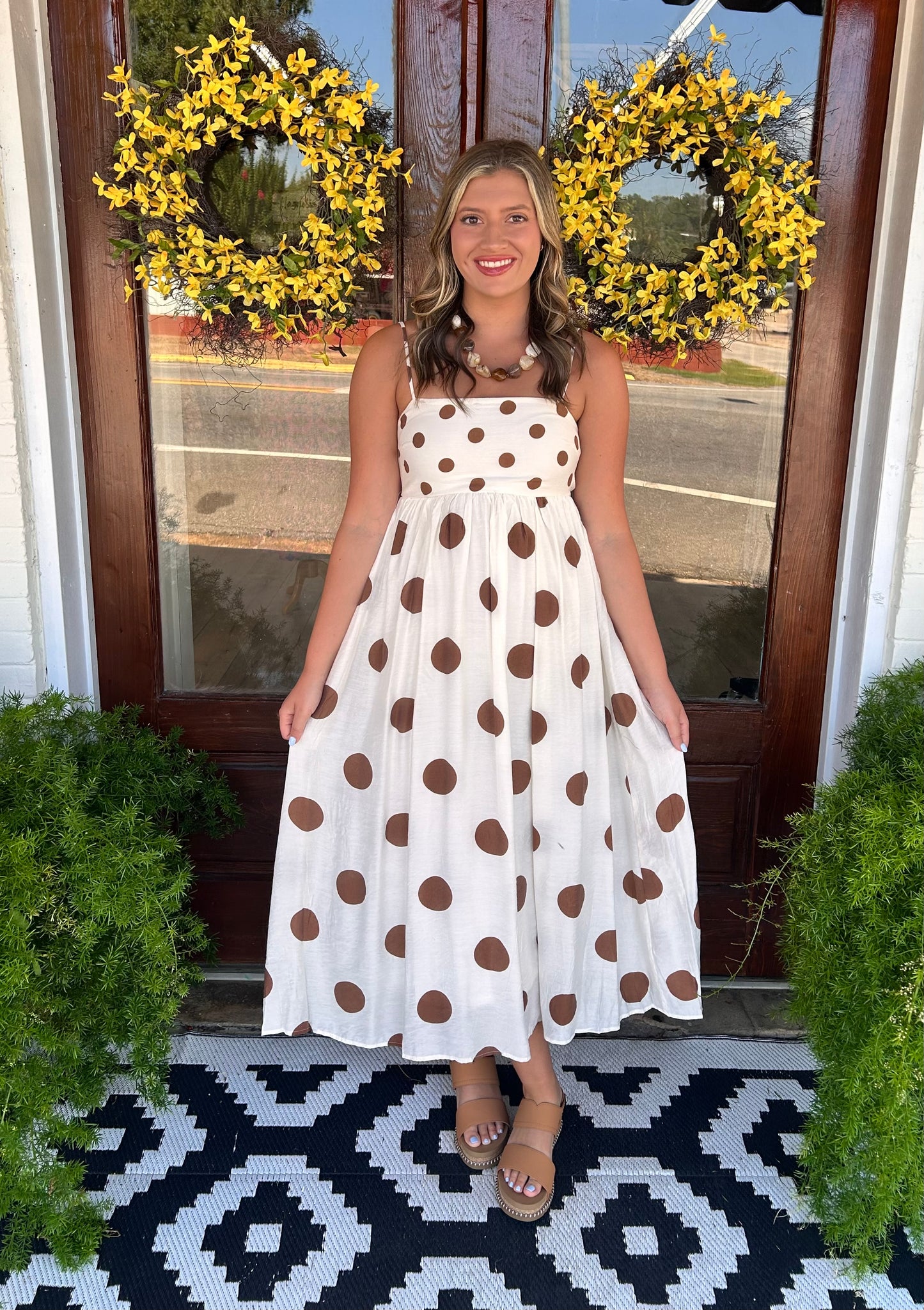 Save My Heart Polka Dot Dress