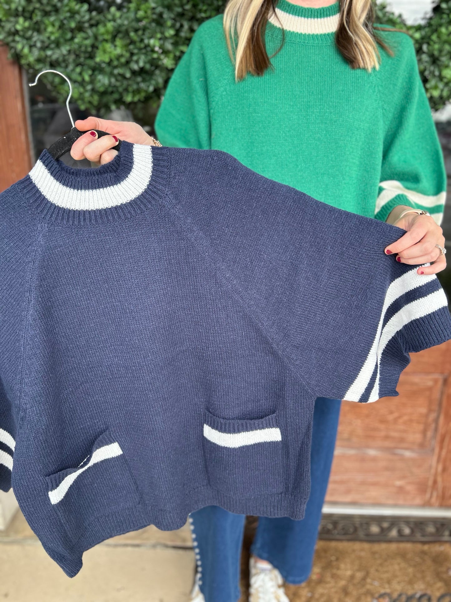 The Preppy Poppy Sweater 2 Colors