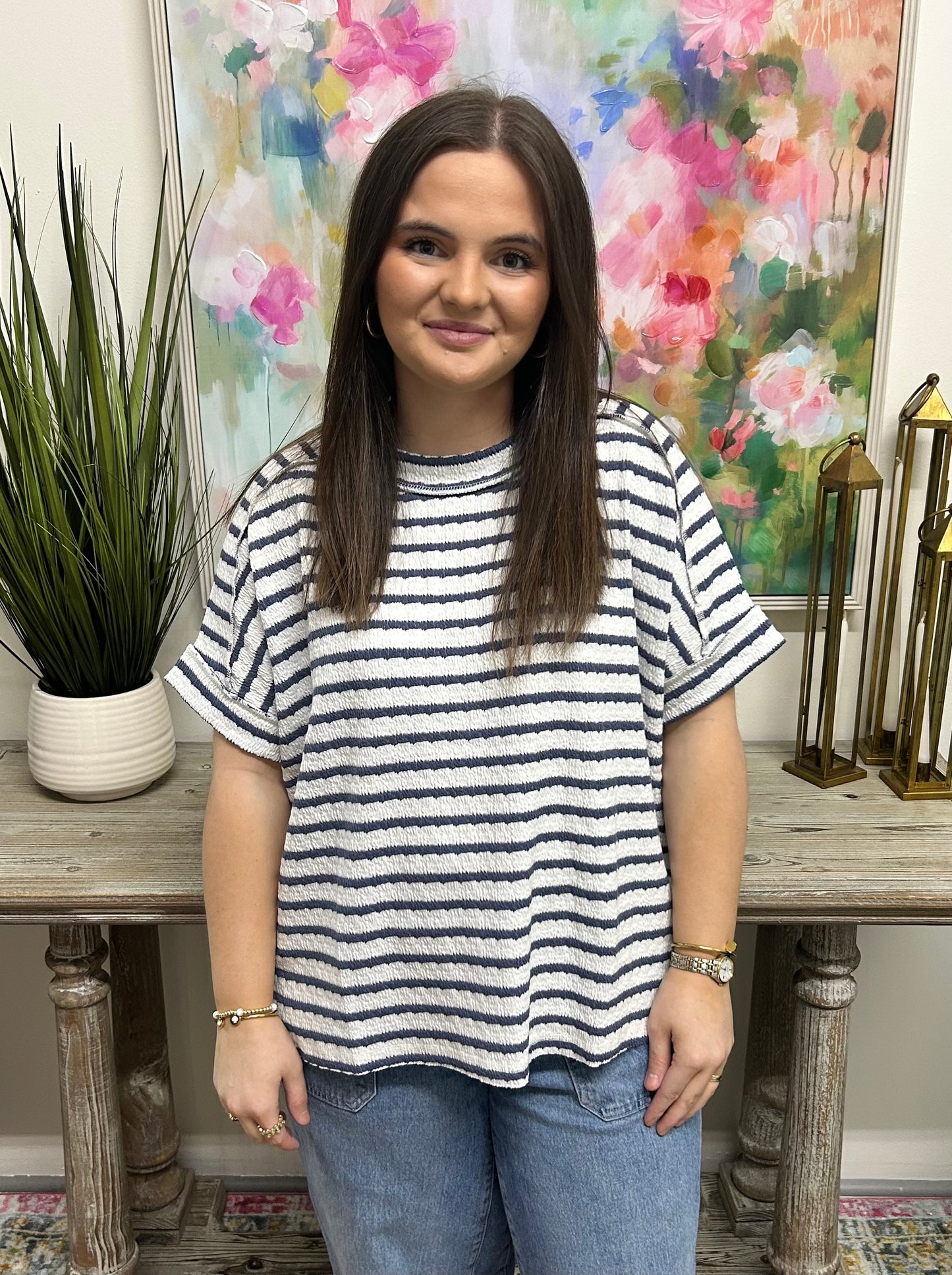 Simply Stripe Top
