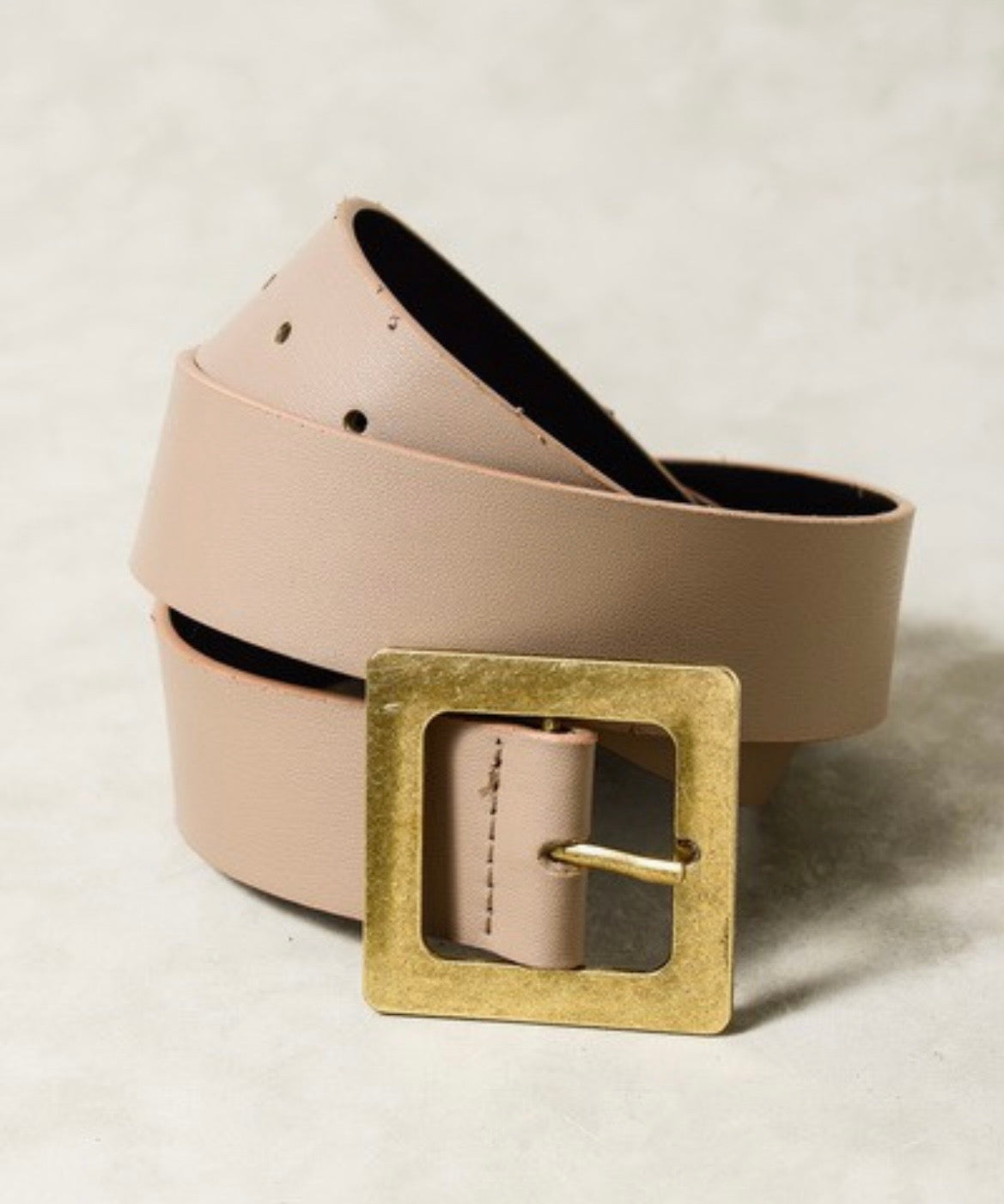 Classic Oversized Square Buckle Belts 4 Colors