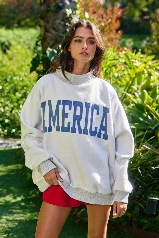 Reversible USA/America Sweatshirt