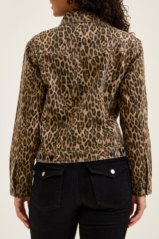 Judy Blue Cicly Leopard Jacket