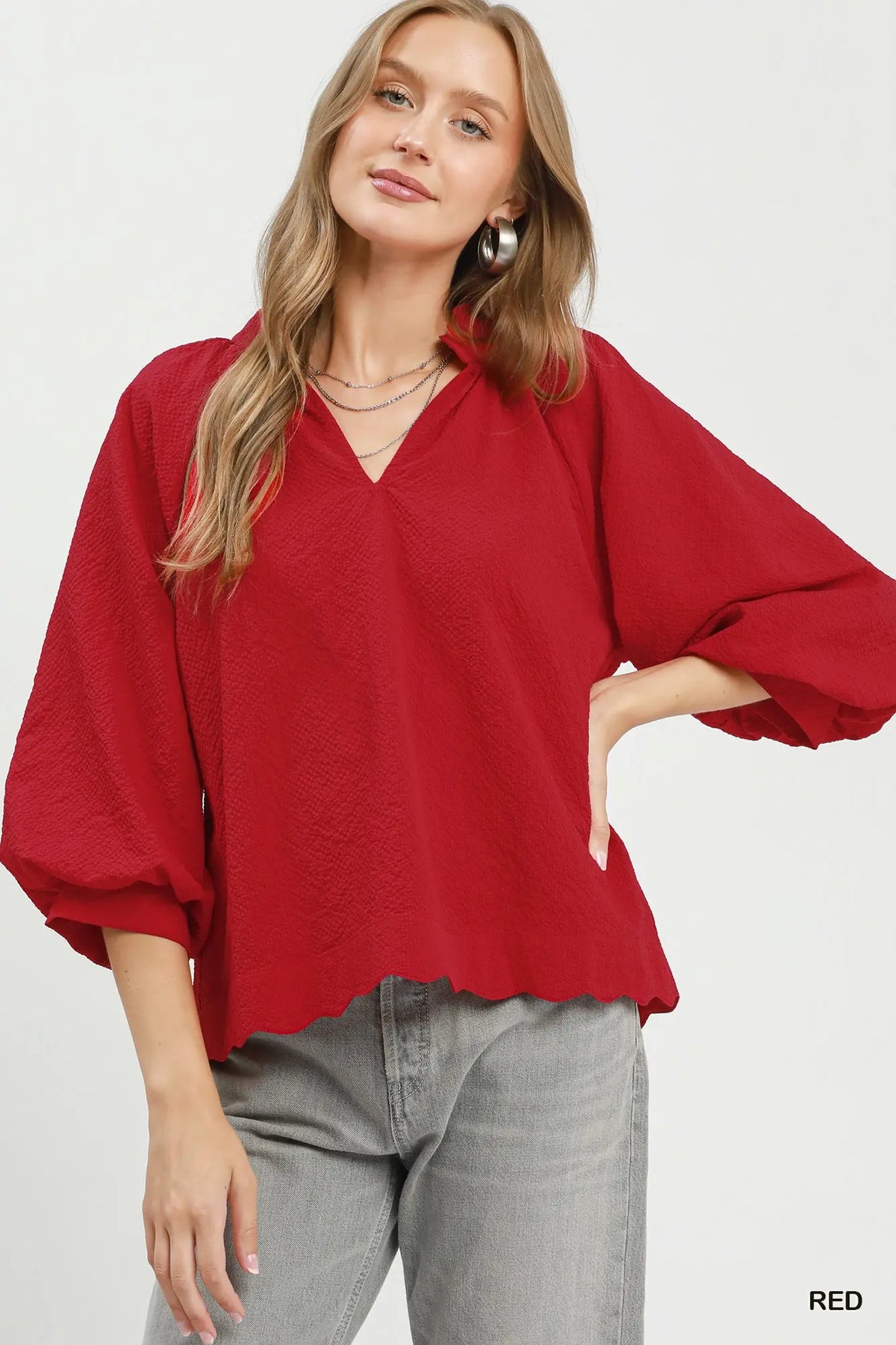 Radiant Red Top