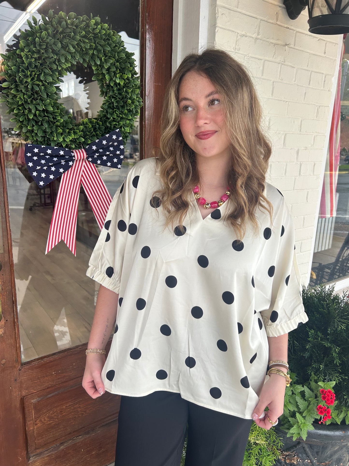 Polka Dot Top 2 Colors