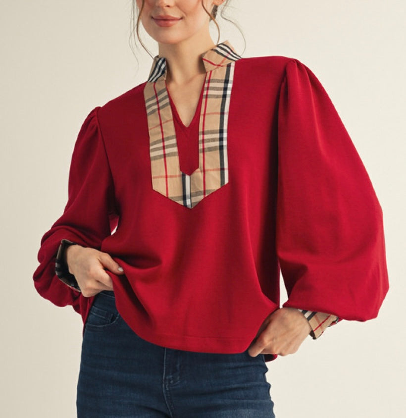 Burberry Top- 2 Colors