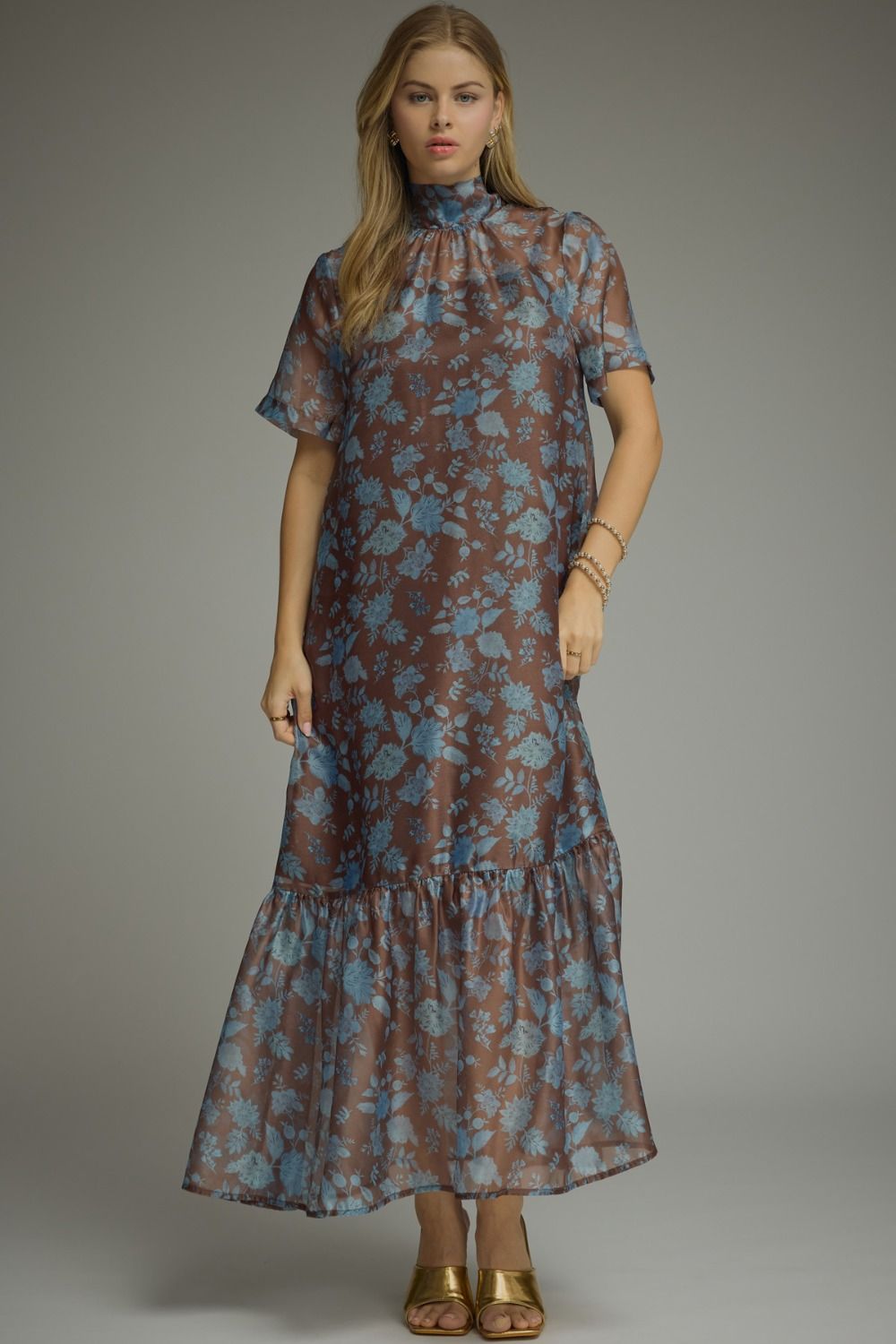 Emi Elegant Floral Dress